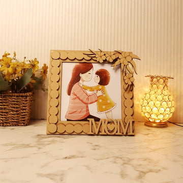 Beaded Photo Frame with Pre Marked Flowers